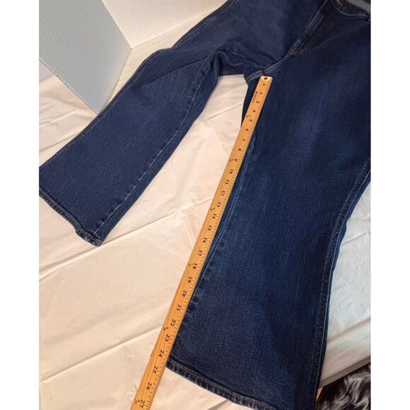 Old Navy High-Rise Vintage Cropped Flare Jeans Size 20 Secret-Smooth Pockets - Picture 6 of 7